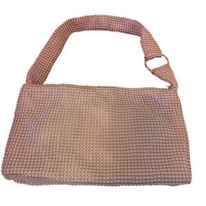 Jessica McClintock Bridgid Lt. Pink Beaded Bag.